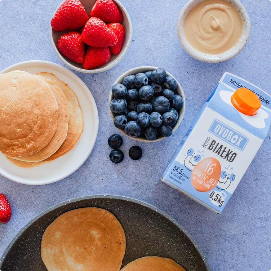 Keto placki białkowe na słodko