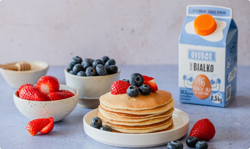 Keto placki białkowe na słodko