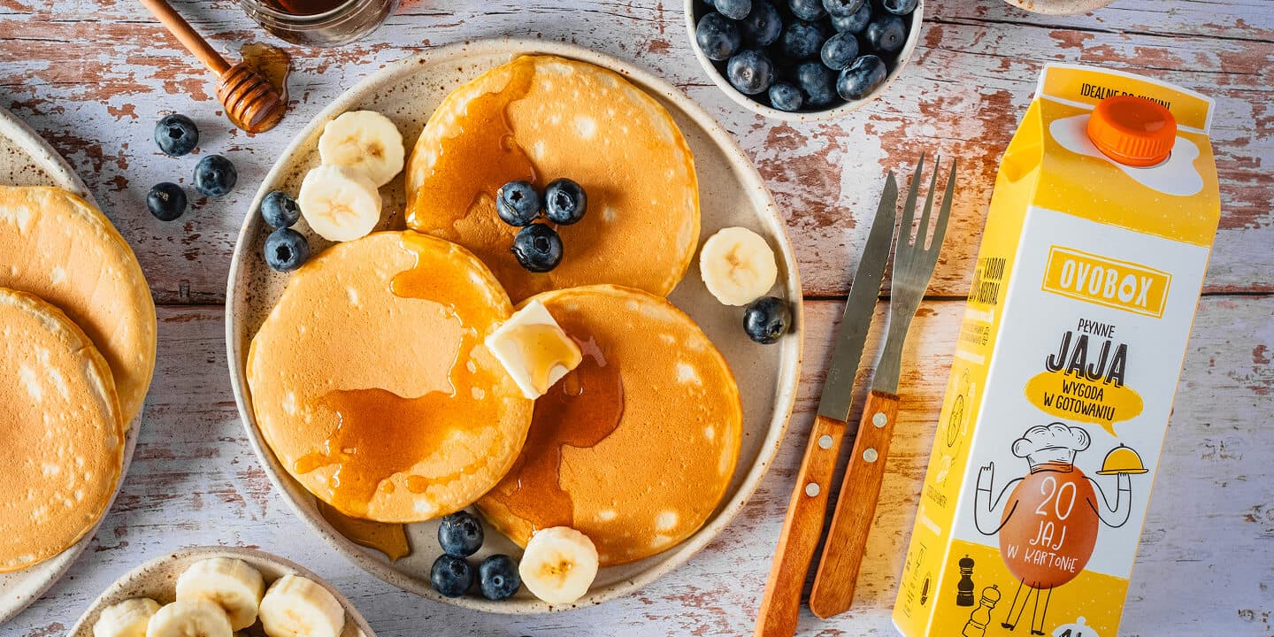 Puszyste pancakes z patelni